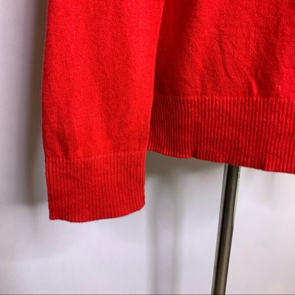 Banana Republic Factory red cowl turtleneck sweater size Small - Picture 9 of 12